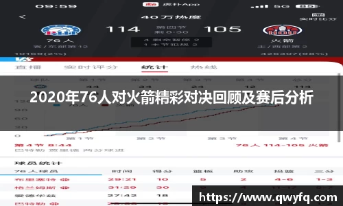 2020年76人对火箭精彩对决回顾及赛后分析